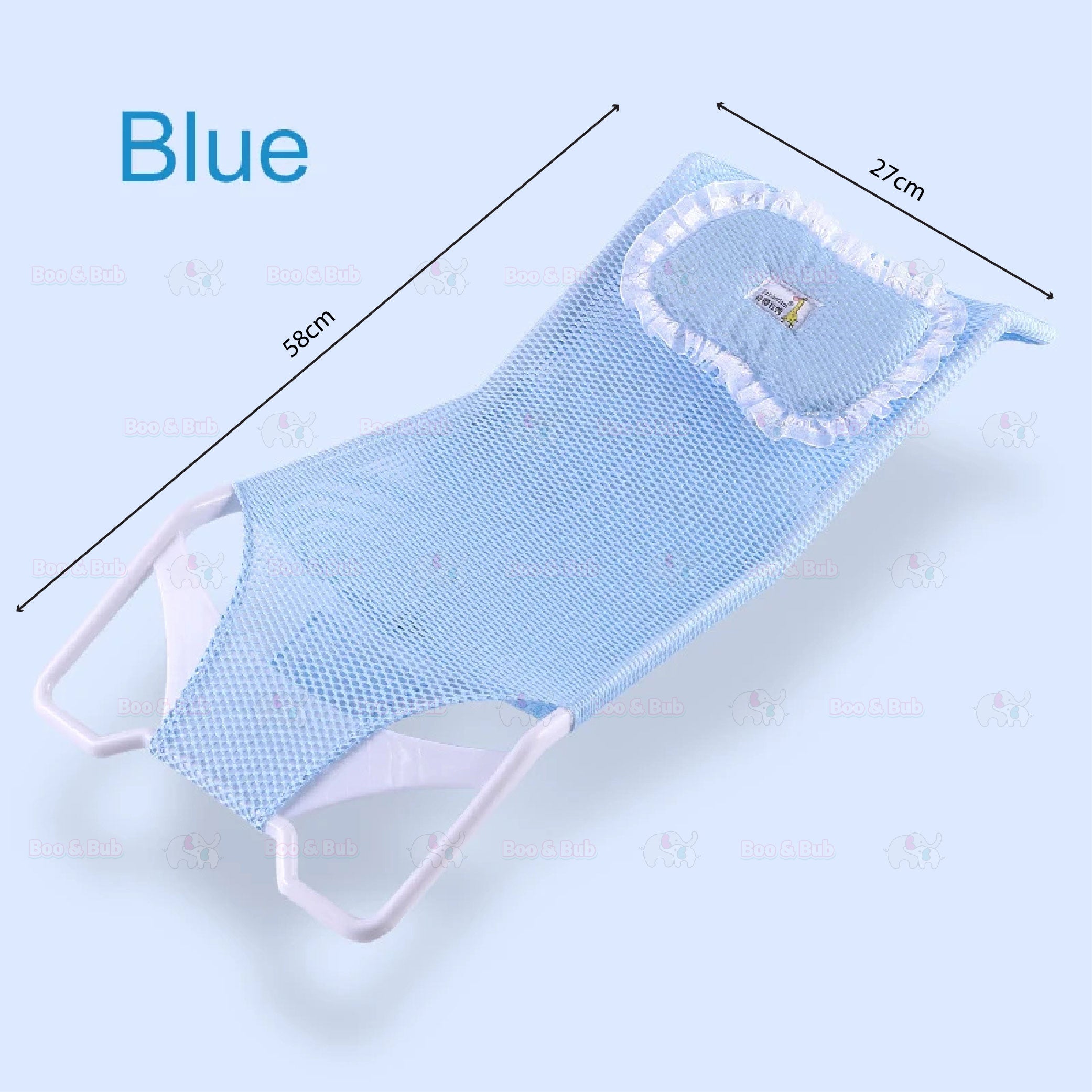 Boo&Bub Baby Mini Bath folding Tub | Bed baby sponge spine | Bath bed non-slip mat infant toiletries - Boo & Bub