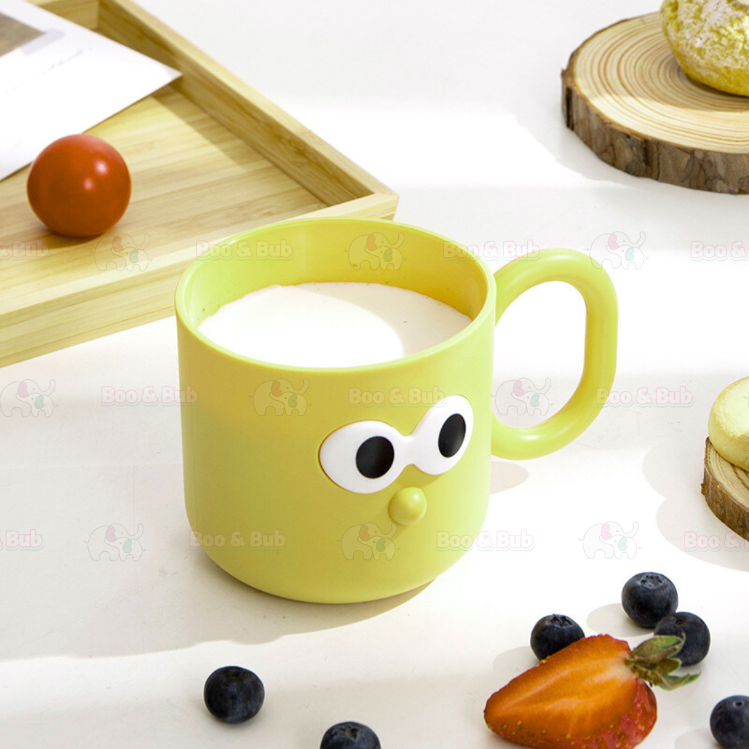 Toothbrush Cup Children Cute Cartoon Cup Kids Mouthwash Cup Rinsing Cup Plastic Wash Cup BPA Free Couple Matching Cup - Boo & Bub