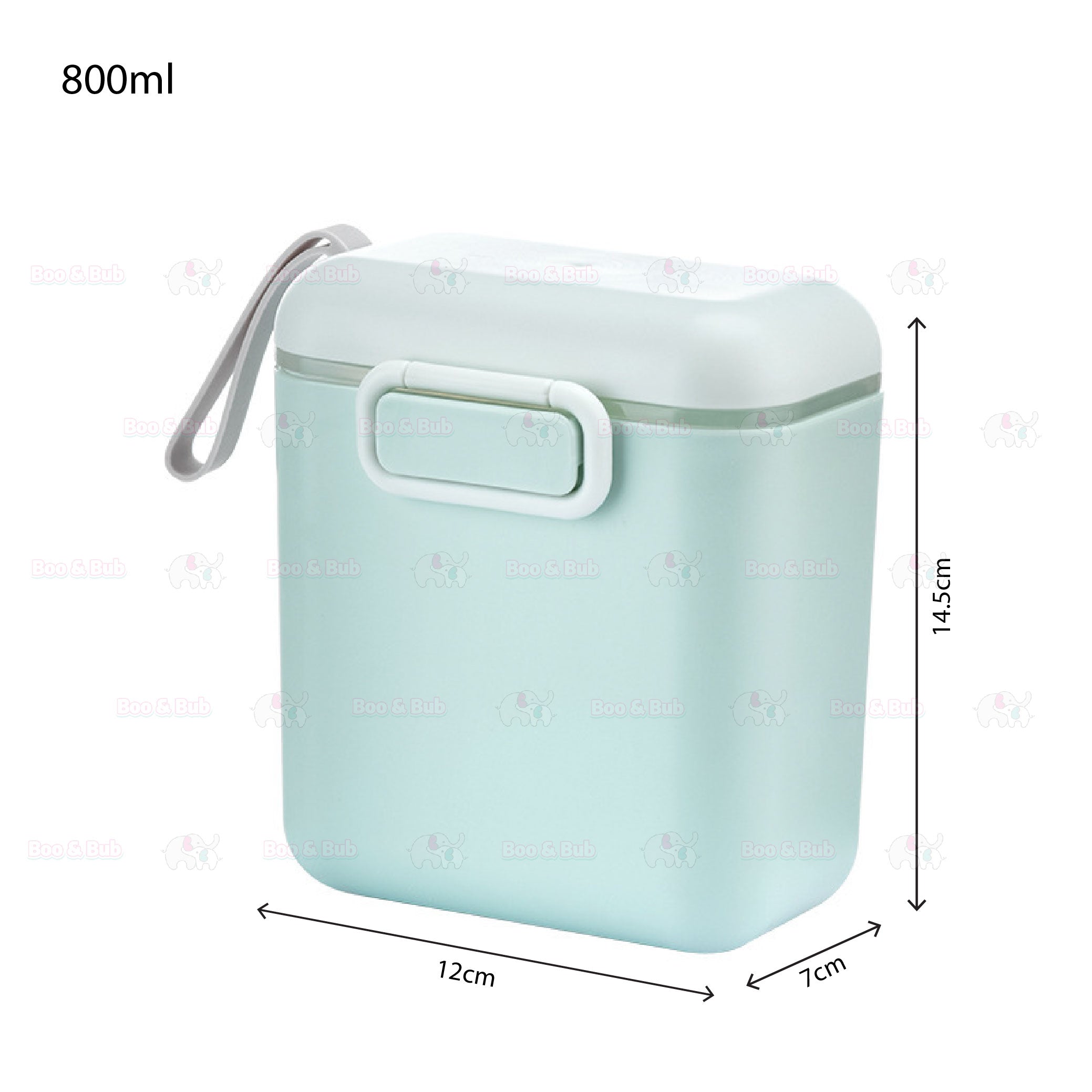 Boo&Bub Milk Powder Container | Infant Feeding Box Newborn Food Storage Box Powder Dispenser Kid Toddler Snack Portable - Boo & Bub