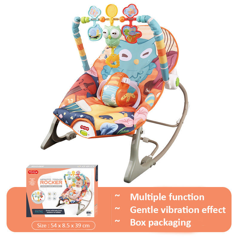 Baby Bouncing Chair | Electric Cradle Bed Coax Bouncer Music Sleeping Artifact Recliner Comfort Newborn Shaker - Boo & Bub
