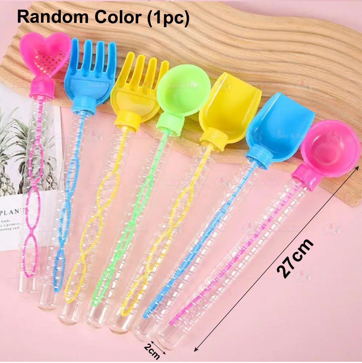Boo&Bub 10cm Bubble Wand Soap Bottle | Kids Bubble Blower Bubble Blaster Party Favors Summer Toy For Outdoor Indoor - Boo & Bub