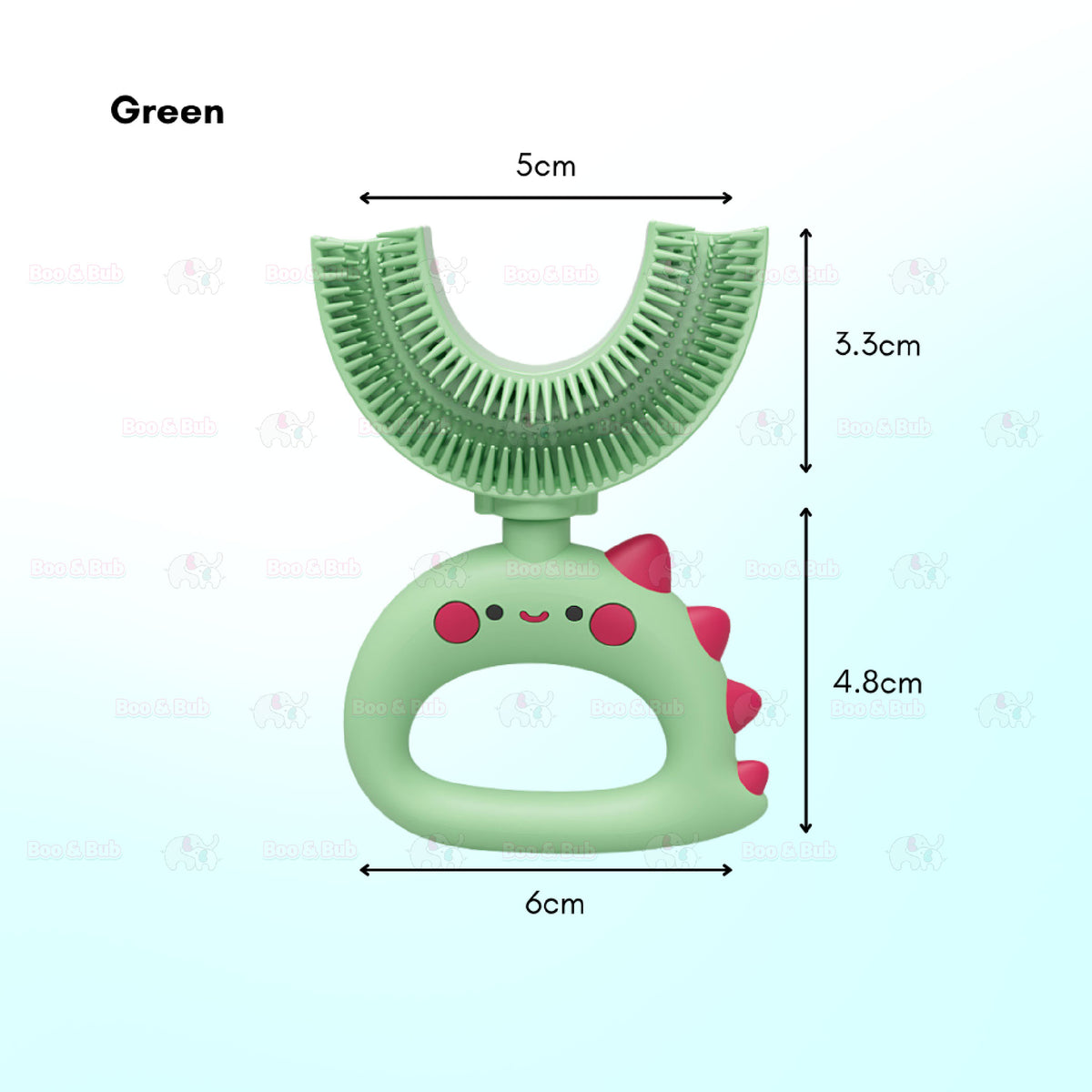Children U-Shape Toothbrush | U shape Manual Tooth brush Kids Teeth Cleaning Tool Silicone Teeth Cleaning - Boo & Bub