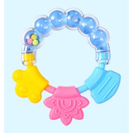 Boo&Bub Baby Teether Ring |Toddle Safe BPA Free Banana Teething Ring Silicone Chew Dental Care Toothbrush Nursing Gift - Boo & Bub