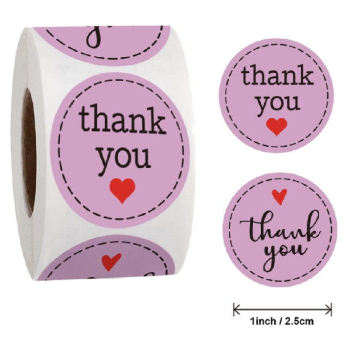 Small Thank You Sticker - Boo & Bub