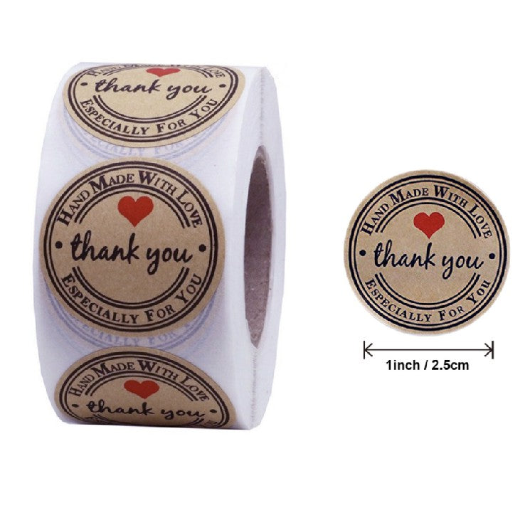 Small Thank You Sticker - Boo & Bub
