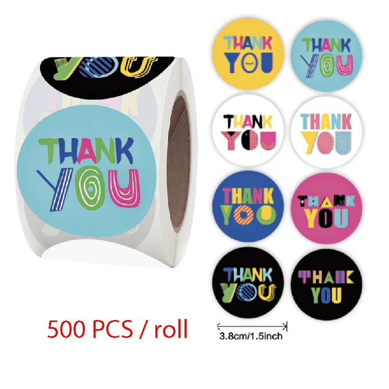 🔥5cm/3.8cm 🔥Thank You for your Order Sticker / Seal Label / Sticker Terima Kasih / Appreciation Sticker / 謝謝 sticker - Boo & Bub