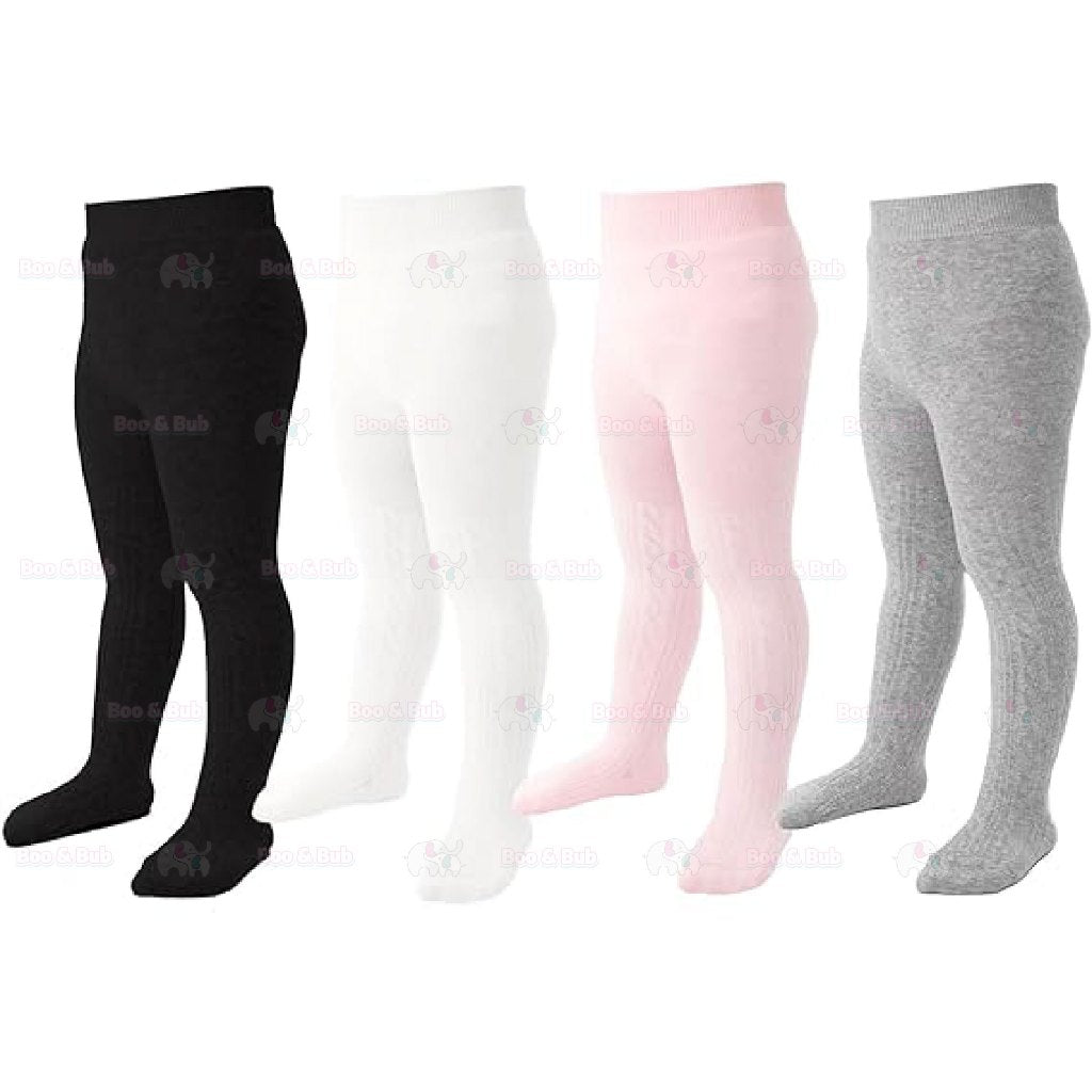 Boo & Bub Baby Legging Newborn Baby Tight pants baby Seluar Legging baby pants newborn socks baby girl legging cotton - Boo & Bub