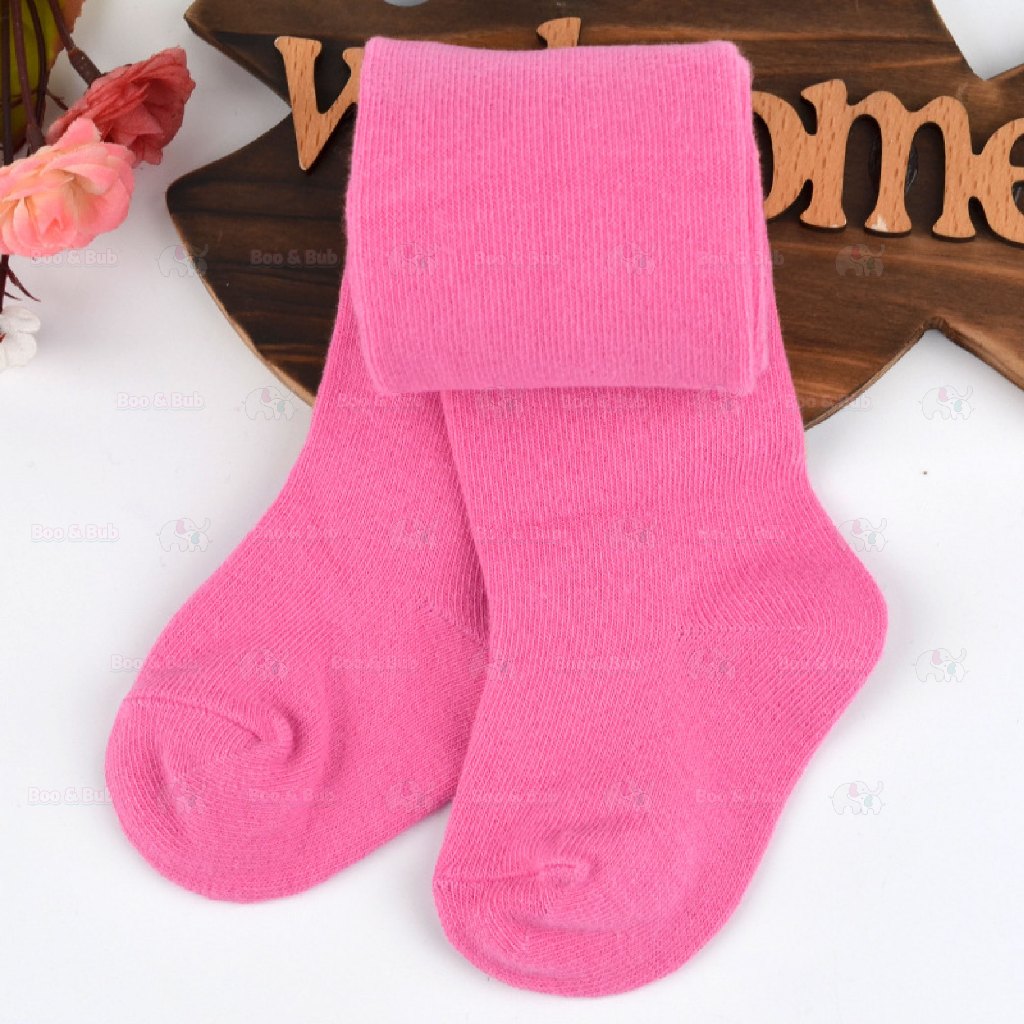 Boo & Bub Baby Legging Newborn Baby Tight pants baby Seluar Legging baby pants newborn socks baby girl legging cotton - Boo & Bub