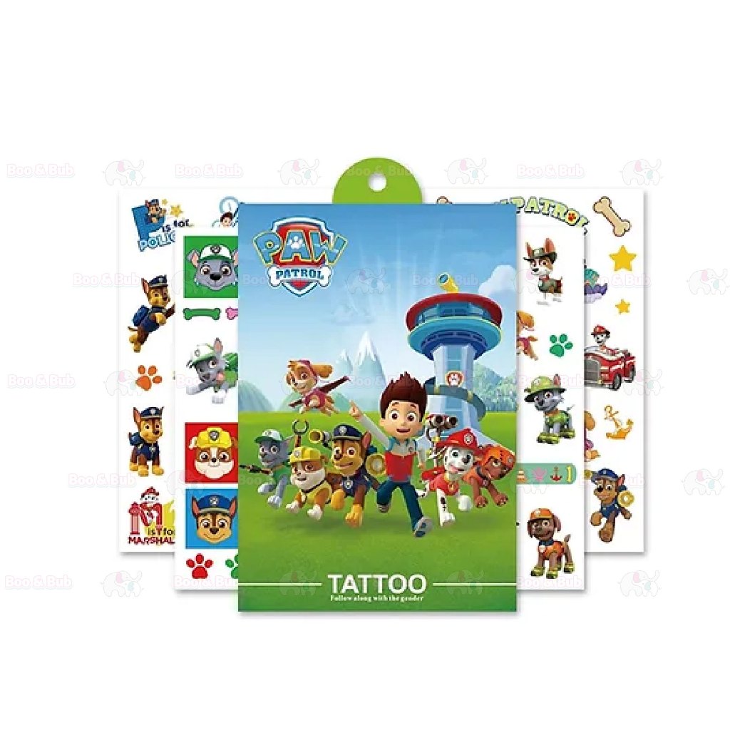 Boo&Bub Disney Kids Tattoo Sticker Kids Temporary Tattoo Waterproof hand sticker cartoon fake tattoo pelekat tatu 儿童纹身贴 - Boo & Bub