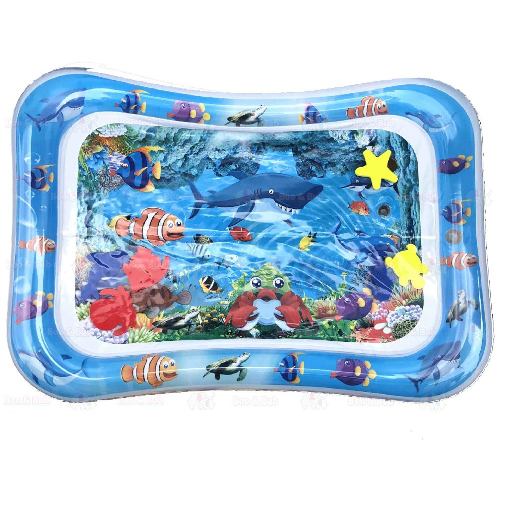 Boo&Bub Baby Water Mat Toddler Inflatable Crawling Cushion Summer Infant Water Play Mat for Children Early Education - Boo & Bub