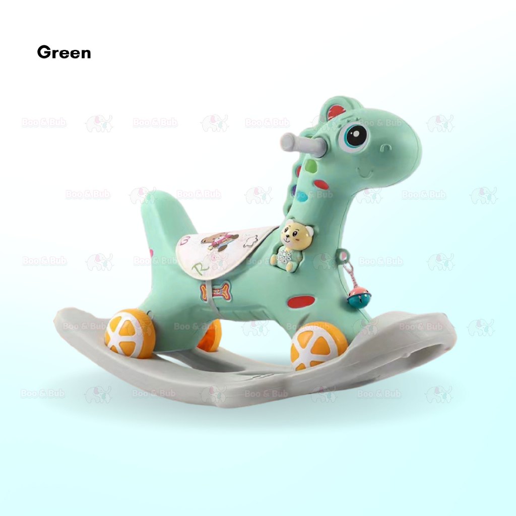 Boo&Bub Rocking Horse Musical Rocking Ride On Car Roller Educational toys - Boo & Bub