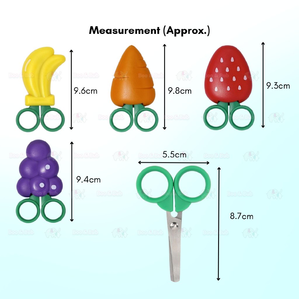 Boo&Bub Scissors With Magnet Tool Supplies Suitable For Home School And Office Craftings - Boo & Bub
