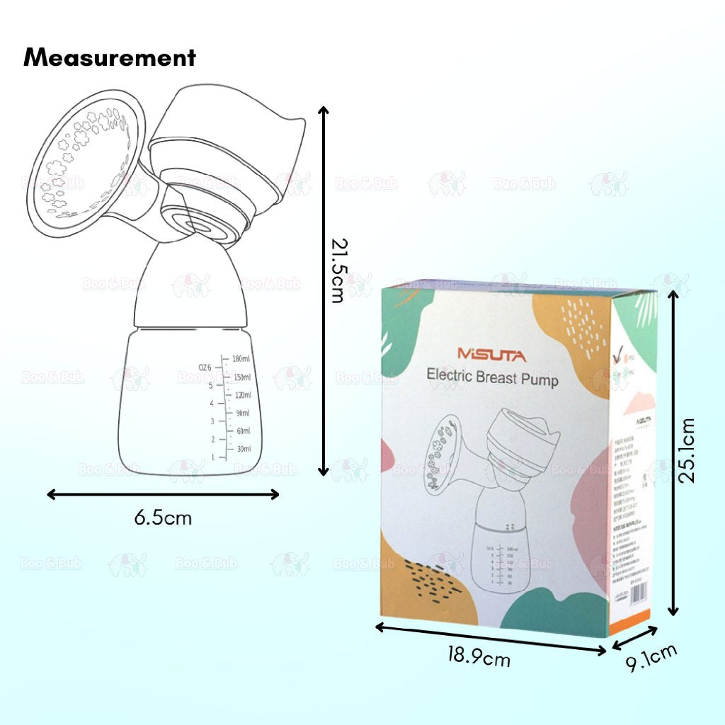 Boo&Bub Portable Electric Breast Pump Hand-Free Breast Pump - Boo & Bub