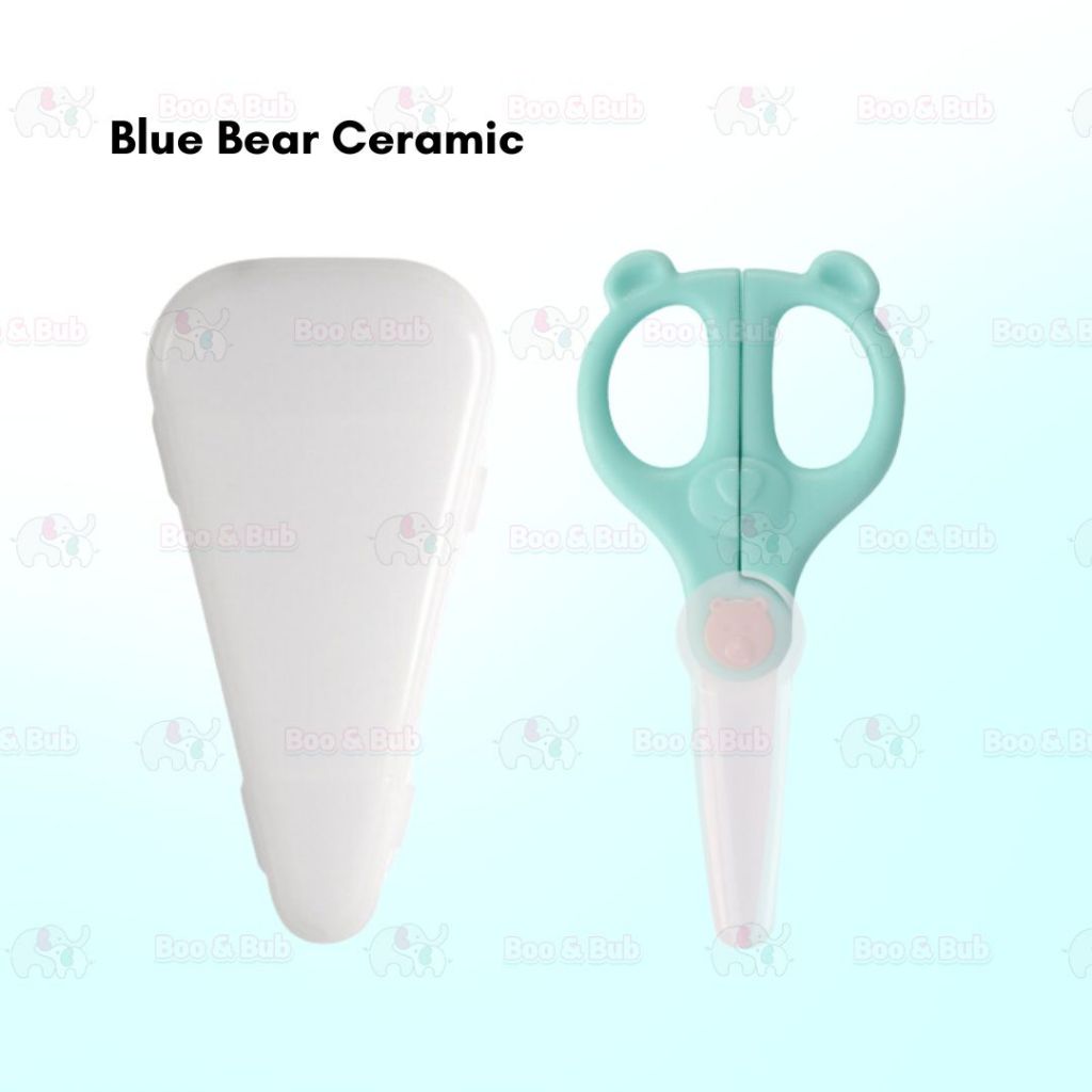 Boo and Bub Food Ceramic Scissor420 Stainless Steel Baby Food Multipurpose Scissors Portable Feeding Scissor - Boo & Bub