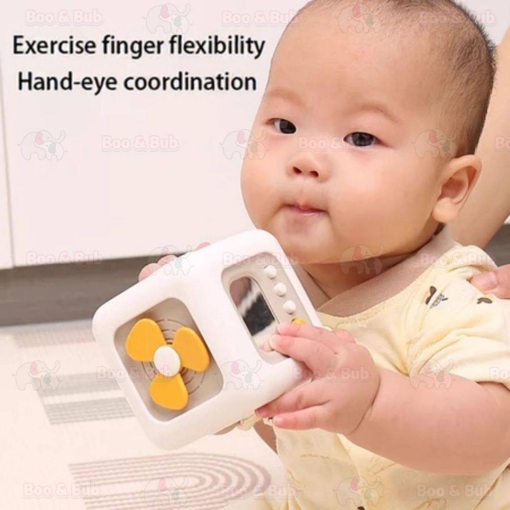 Baby Busy Cube Toys Montessori Toys for Toddler Travel Toys Baby Sensory Toys Busy Block Fine Motor Skill Mainan Bayi - Boo & Bub