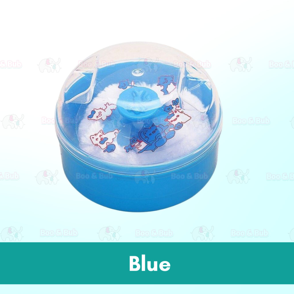 Boo&bub Portable Baby Powder Puff Sponge Container Case Box Baby Powder Case Talcum Powder Puff Bekas Bedak Bayi 婴儿爽身粉盒 - Boo & Bub