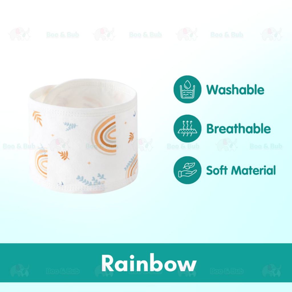 Boo and Bub Newborn Baby Umbilical Cord Care Bellyband Binder Baby Belly Stomach Binder Cover Bedung Bayi Barut Baby - Boo & Bub
