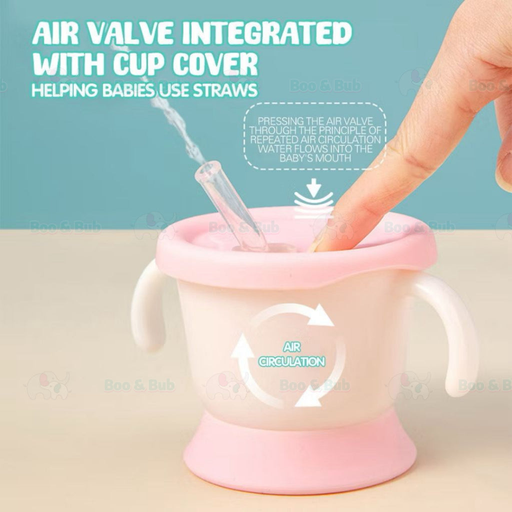 Boo&Bub 150ml Baby Feeding Cups Learning Training Sippy Drinking Straw Bottle Mug Kids Cawan Budak Bayi - Boo & Bub