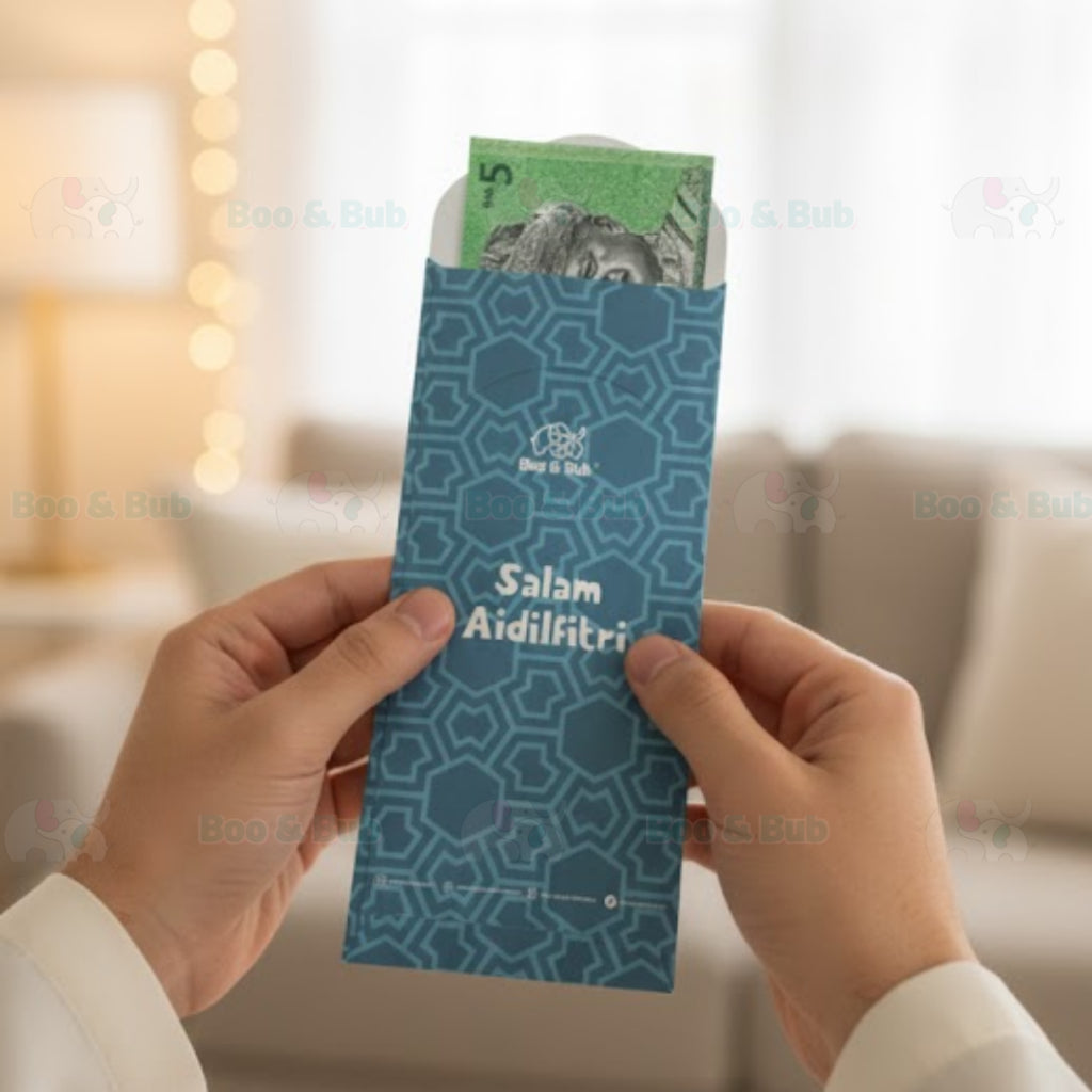 Boo&Bub NEW 5pcs Pack Sampul Raya Sampul duit Raya Cantik Dan Comel Hari Raya Money Packet Angpao 开斋节红包5个 - Boo & Bub