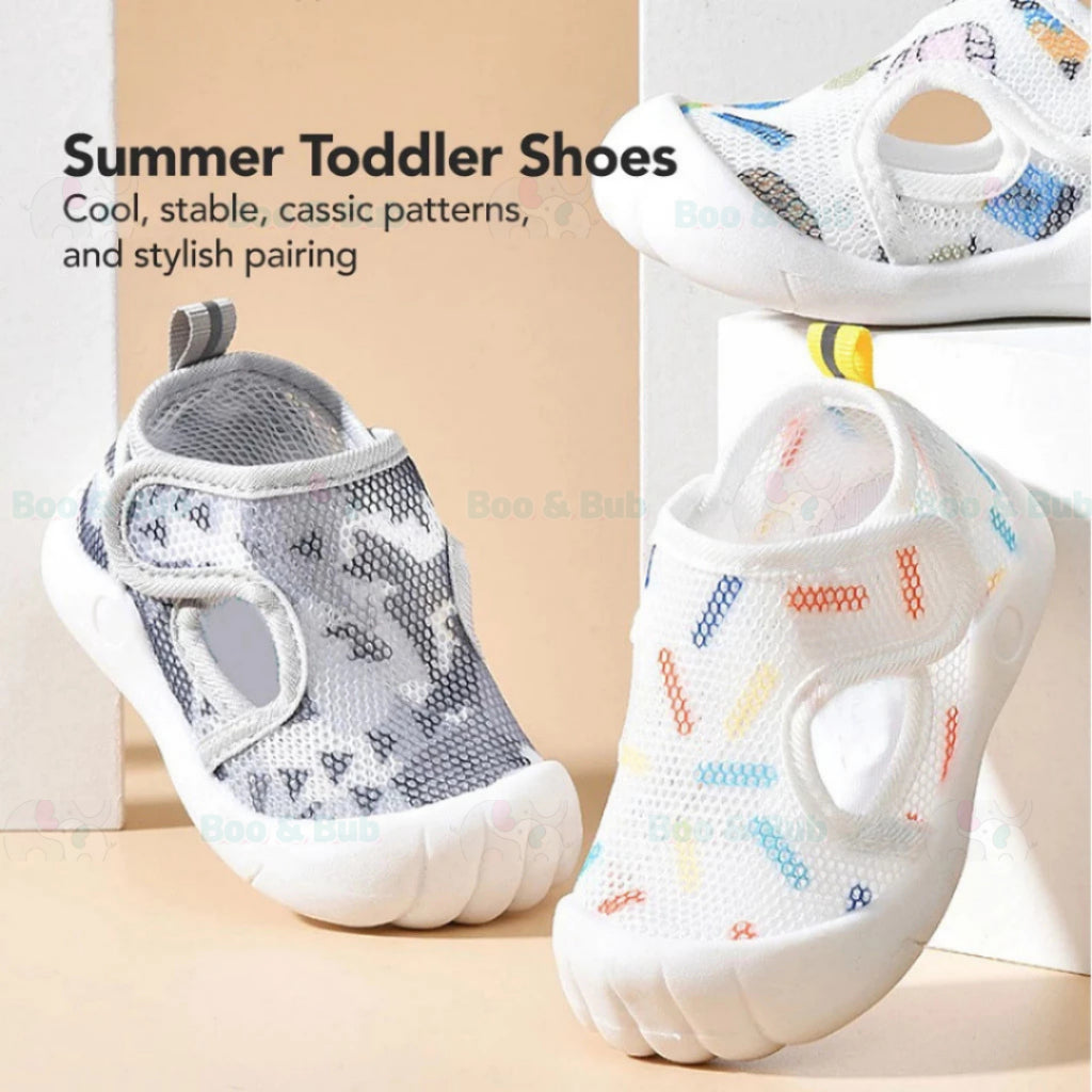 Boo&Bub Baby Sandals Anti-Slip First Walker Sandals Anti-Gelincir Baby Shoes Baby First Walking Shoes 婴儿防滑学步凉鞋 - Boo & Bub