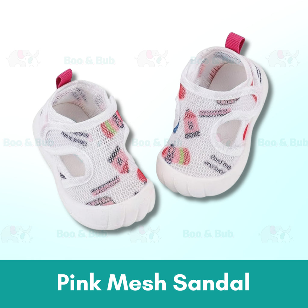 Boo&Bub Baby Sandals Anti-Slip First Walker Sandals Anti-Gelincir Baby Shoes Baby First Walking Shoes 婴儿防滑学步凉鞋 - Boo & Bub