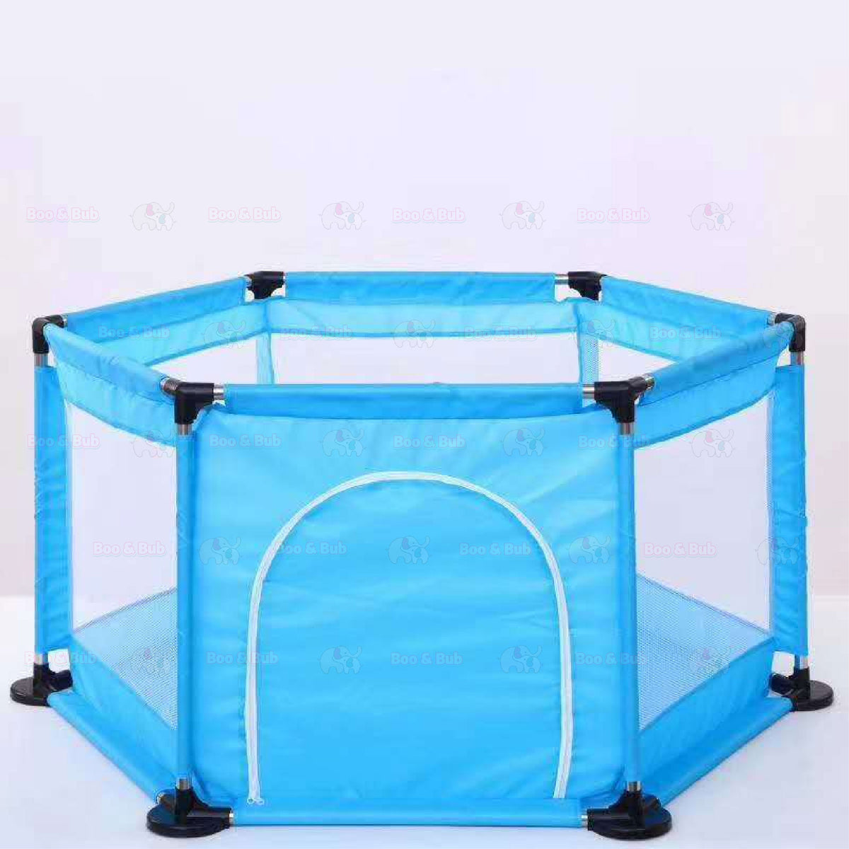 Children's Playpen Fench | Baby Toddler Children Net Playground Hexagon Barrier Baby Child Safety Kids Ocean Ball - Boo & Bub