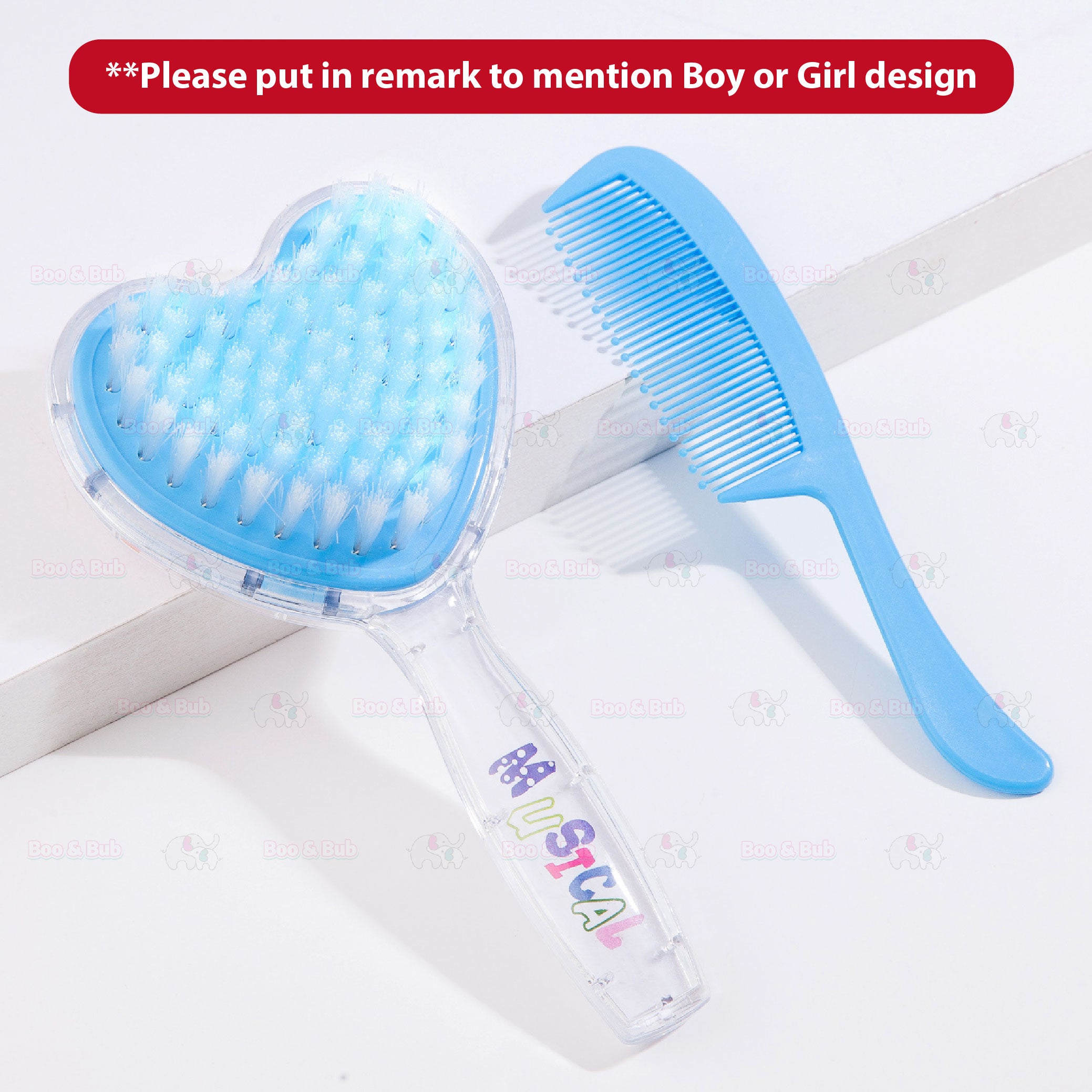 Squishy Gel Comb | Stress Relieve soft baby kid girl hair combs Squeeze Cute home Office Supplies Gift - Boo & Bub