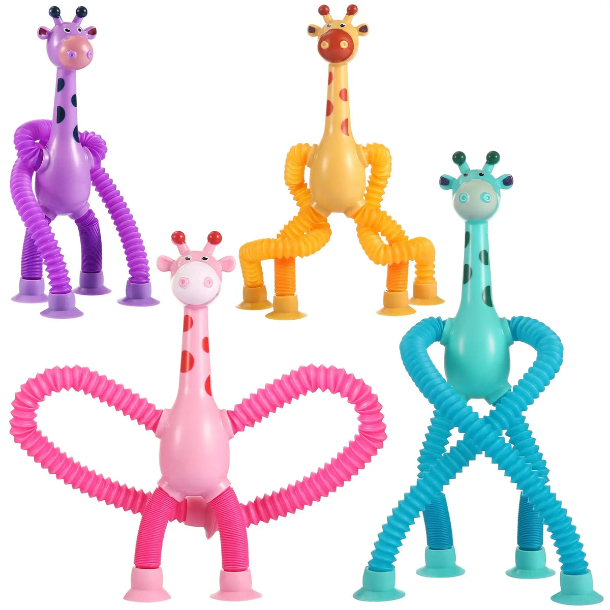 Boo&Bub Pop Tubes Fidget Toy Autism Toys Sensory Stretch Tubes Creative Educational Pipe - Boo & Bub