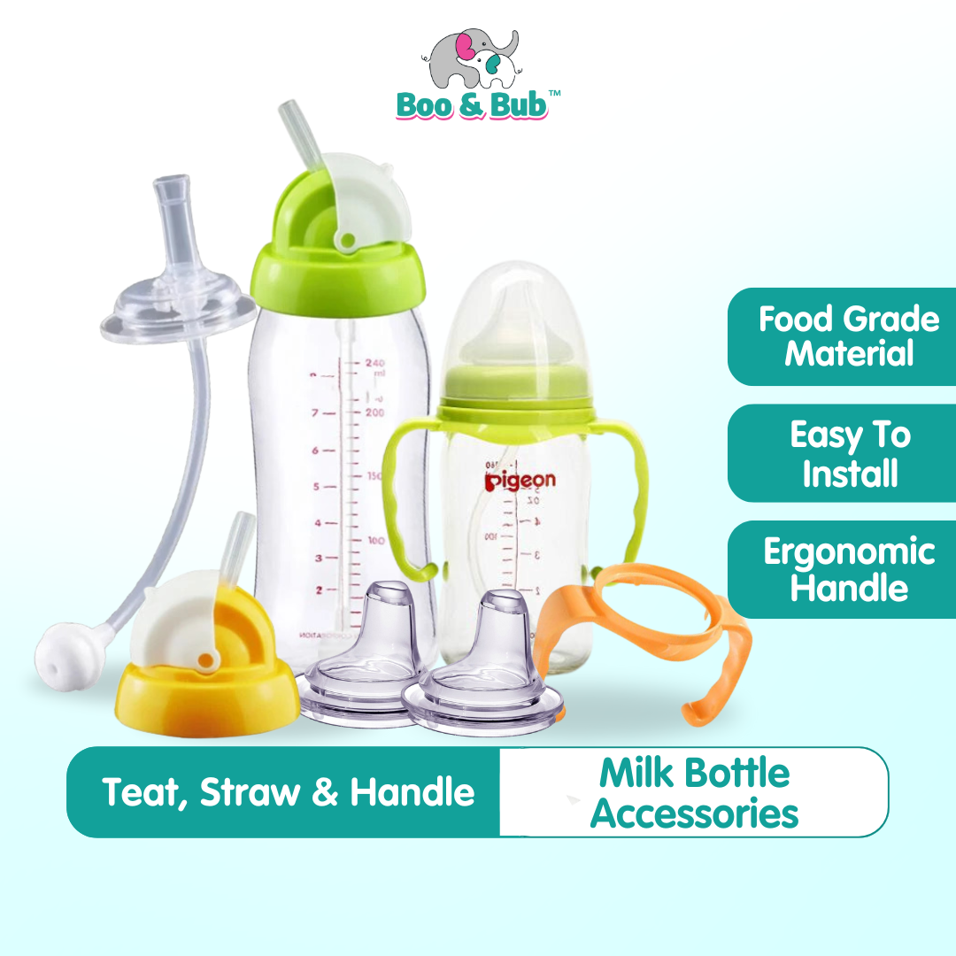 Bottle Handle Compatible With PPSU Wide Neck Baby Bottle Feeding Holder | Pemegang Botol - Boo & Bub