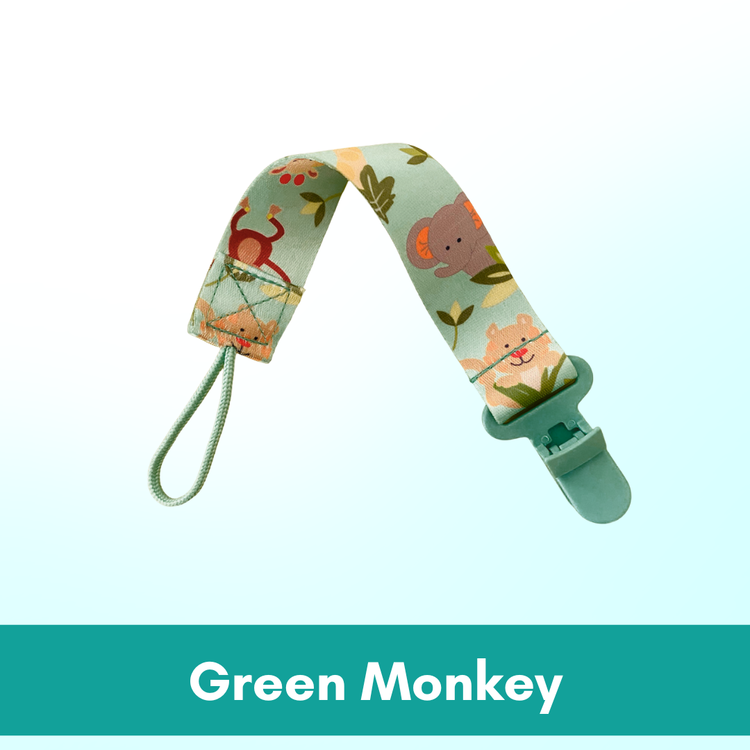Boo&Bub Cute Cartoon Baby Pacifier Clip | Soother Holder Chain Nipple Holder for Baby Print Child Clips Gift kids - Boo & Bub