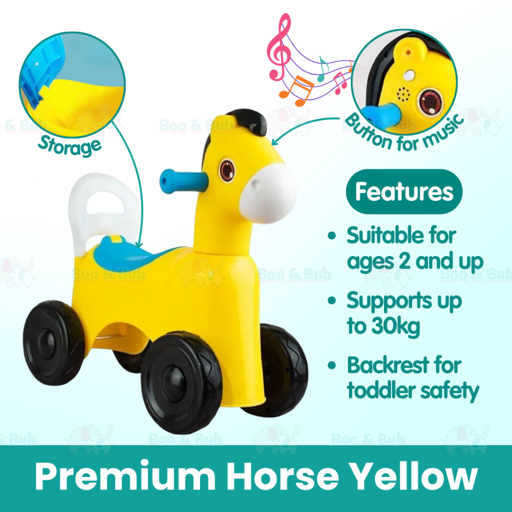 Kids Balancer Bike | Lightweight Baby Balancer Scooter Four wheel Tricycle Ride on Bicycle Outdoor game - Boo & Bub
