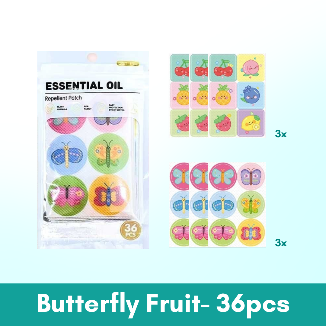 Boo&Bub Baby Mosquito Repellent Patch Anti mosquito sticker Ubat Nyamuk Penghalau Nyamuk Essential Oil sticker 防蚊贴 驱蚊贴 - Boo & Bub