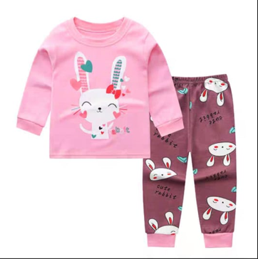 Kid Pyjamas Set | Cartoon Cute Children Sleepwear | Cotton Soft Baby Nightwear Clothes Pajamas | Baju Tidur Budak - Boo & Bub
