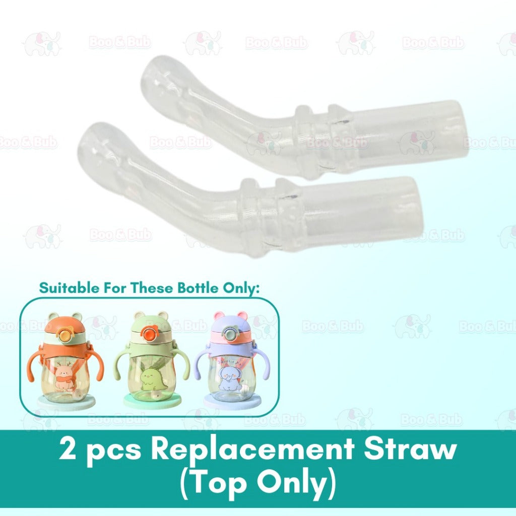 260ml Newborn Water Bottle Leak Proof with Handle | BFA Free Drinking Water Bottle Straw Cup - Boo & Bub