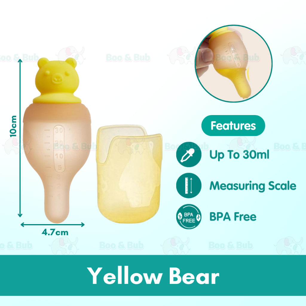Baby Feeding Dispenser | Kid Toddler Needle Medicine Feeder Squeeze Medicine Dropper Dispenser Pacifier - Boo & Bub