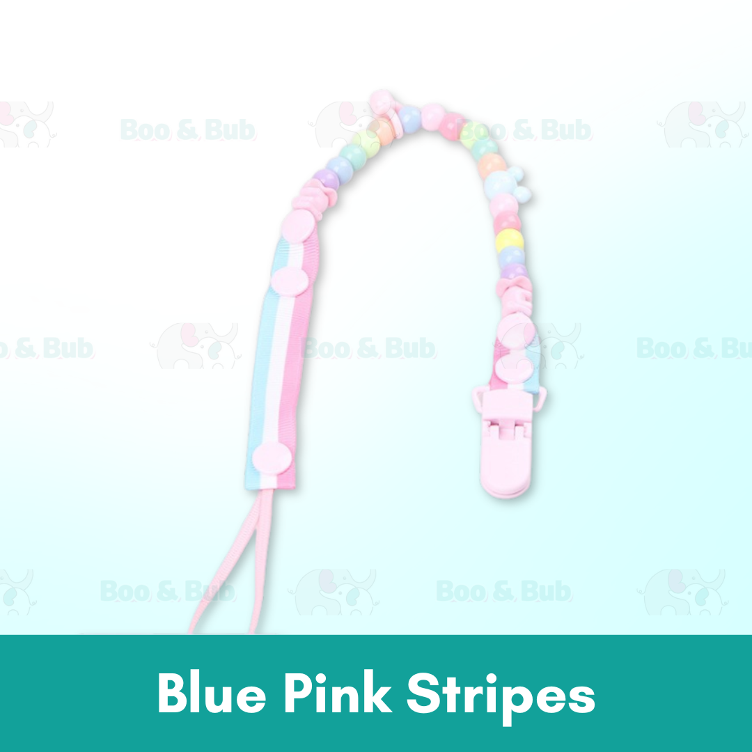 Boo&Bub Cute Cartoon Baby Pacifier Clip | Soother Holder Chain Nipple Holder for Baby Print Child Clips Gift kids - Boo & Bub