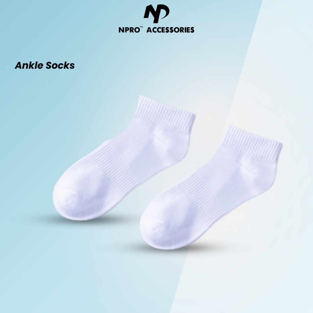 1 Pair Boat Sock | Solid Color Summer Low Cut Non Slip Silicone Back Sock - Boo & Bub