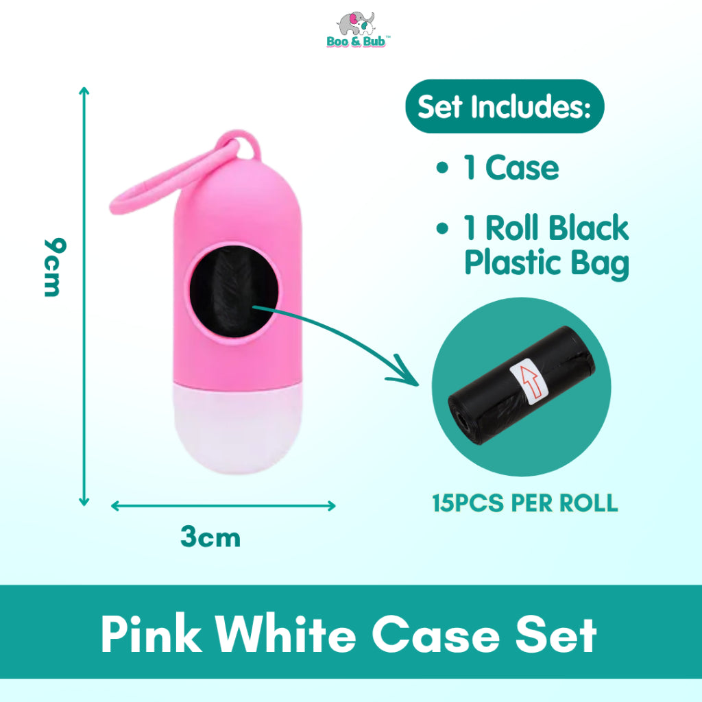 Portable Diaper Disposable Plastic Dispenser | Removable Box Garbage Bag Stroller Organizer Baby Diapers backpack - Boo & Bub