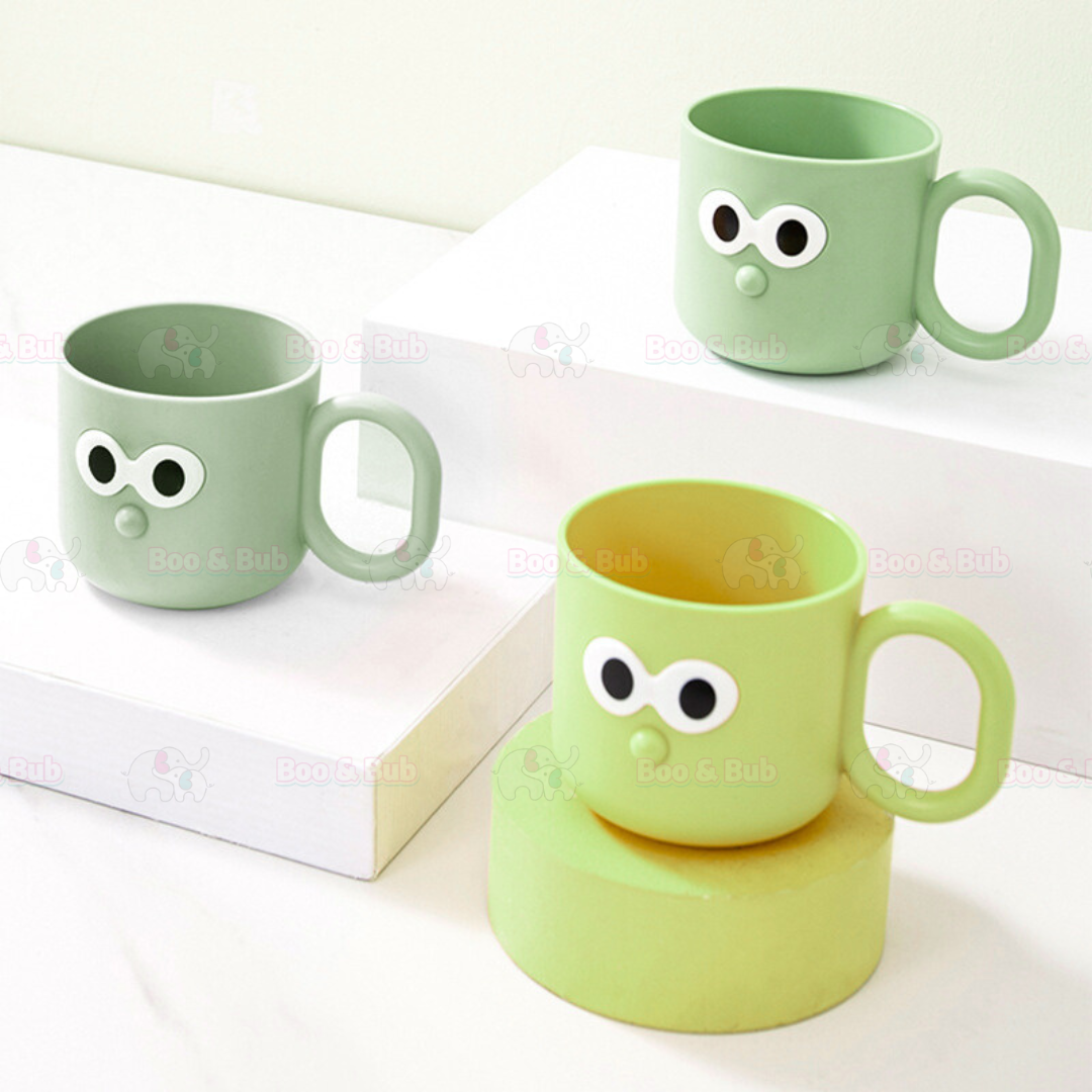 Toothbrush Cup Children Cute Cartoon Cup Kids Mouthwash Cup Rinsing Cup Plastic Wash Cup BPA Free Couple Matching Cup - Boo & Bub