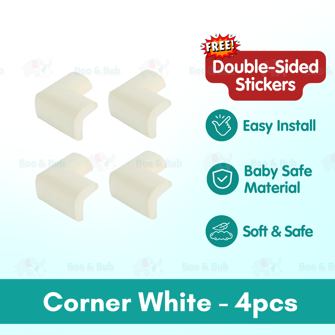 2m Edge & Corner Guards/Baby Bumper/Edge Strip/Table Corner Edge Protector | Bayi Keselamatan Tabel Ujung Pojok - Boo & Bub