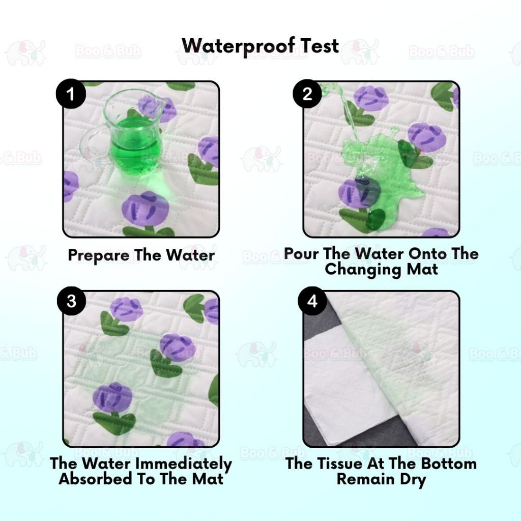 Boo&Bub Washable Baby Diaper Changing Mat Baby Urine Mat Waterproof Mattress Protector Pelapik tilam ๅฉดๅฟ้ๅฐฟๅซๆไบบ urine pad - Boo & Bub