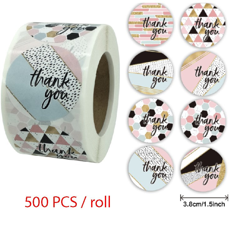Small Thank You Sticker - Boo & Bub