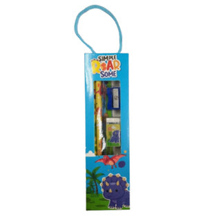 5pcs Pencil Stationery Set with Box | Gift Goodies Setfor children birthday christmas party | pensil Kartun - Boo & Bub