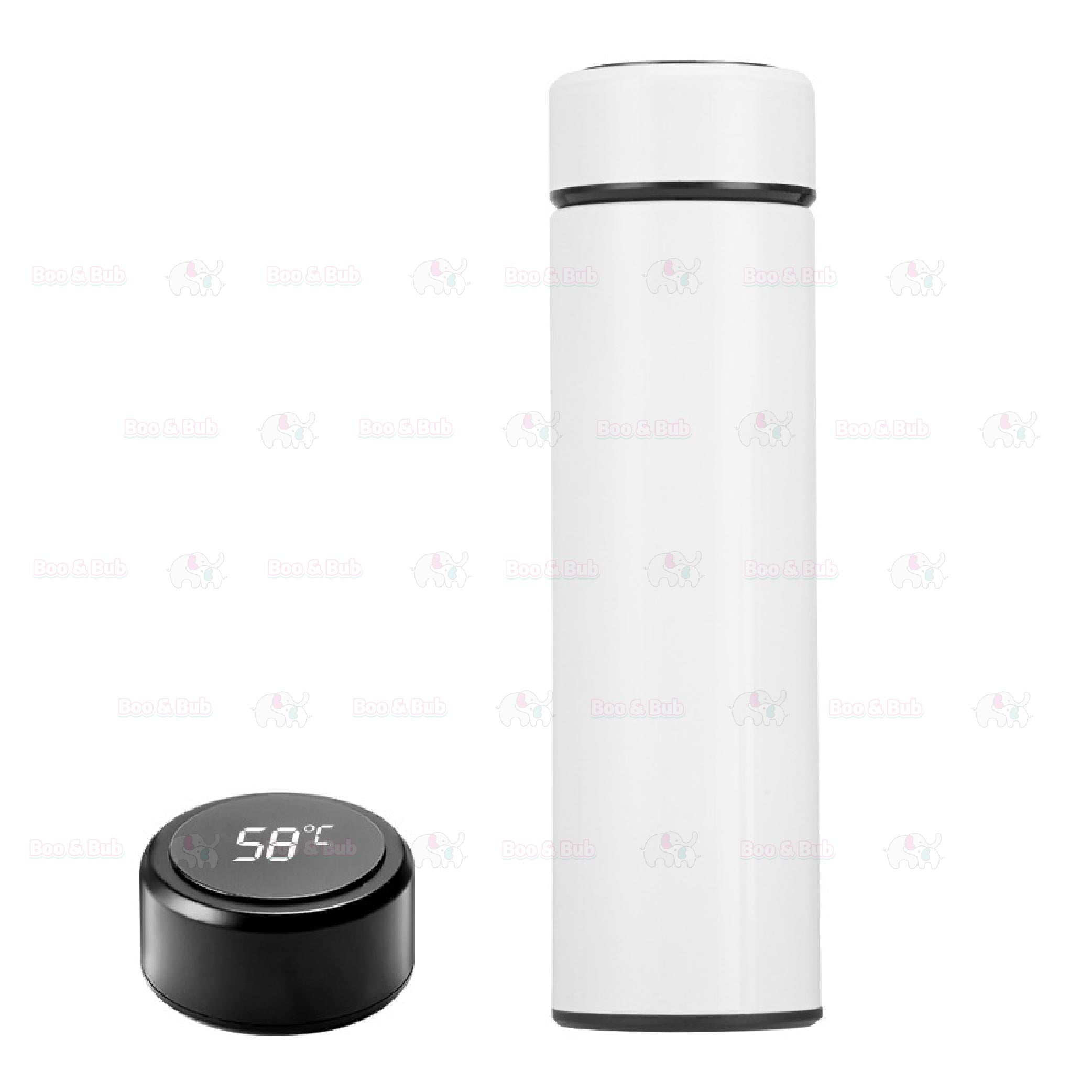 Thermo Flask with Temperature Display | Water Bottle Stainless Steel Sport Thermos Cups - Boo & Bub