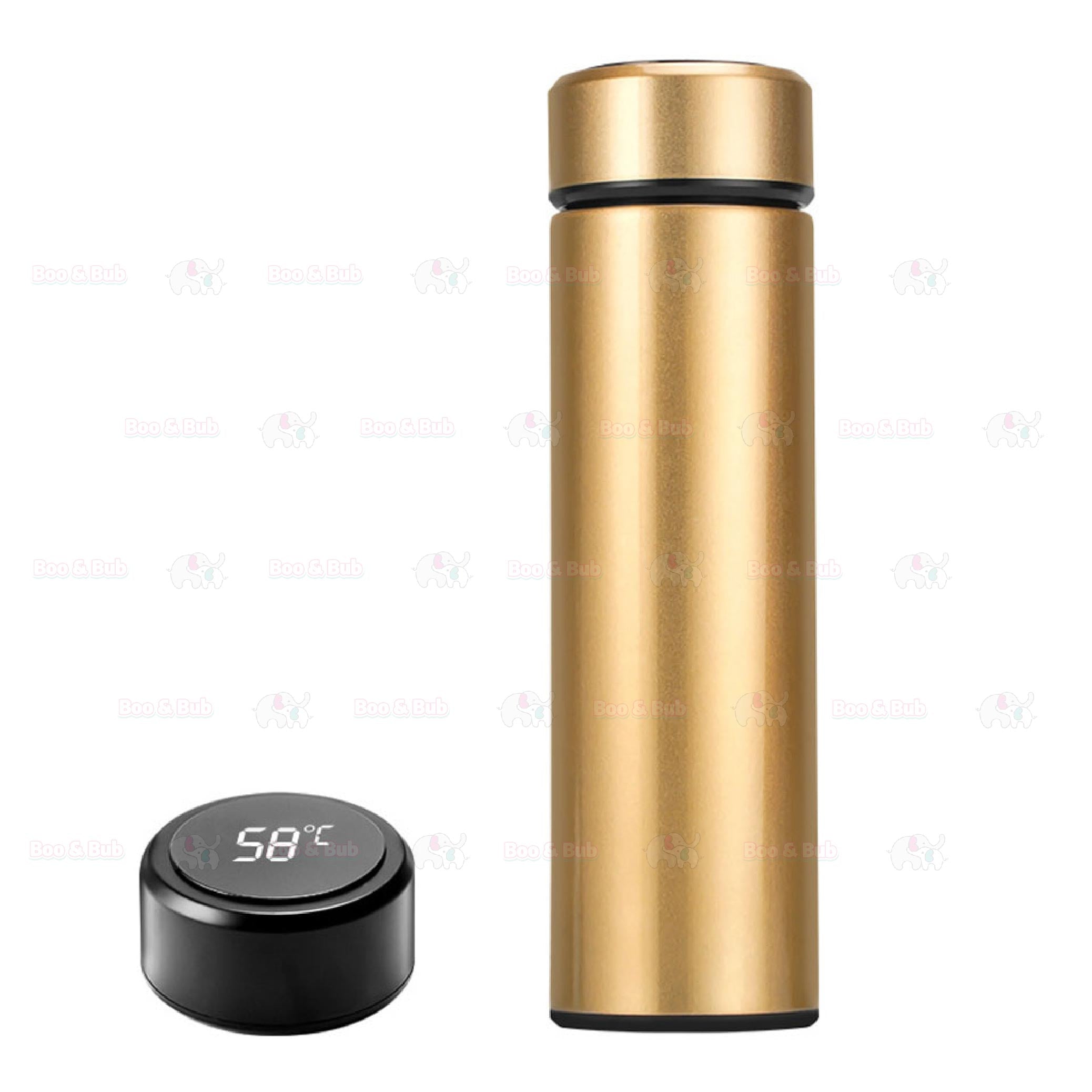 Thermo Flask with Temperature Display | Water Bottle Stainless Steel Sport Thermos Cups - Boo & Bub