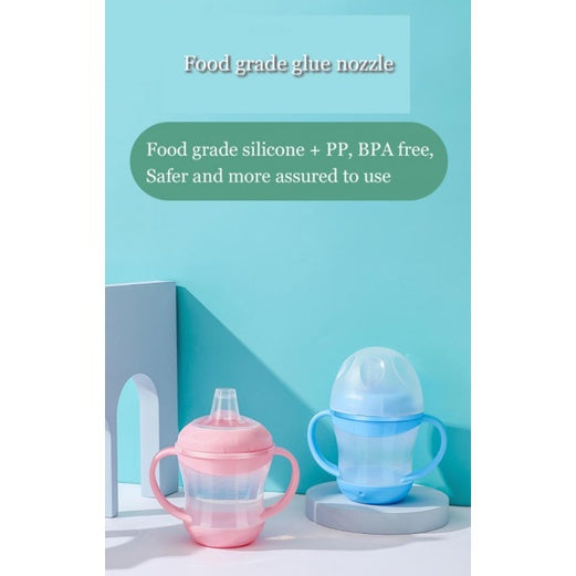 Baby Feeding Cup With Straw Children Learn Feeding Drinking Bottle Kids Training Cup With Straw Newborn - Boo & Bub