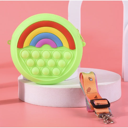 Cute Push Pop Purse | Fidget Toys Coin wallet bag Pops It Bubble Sensory Toys For Children Anti Stress Relief - Boo & Bub