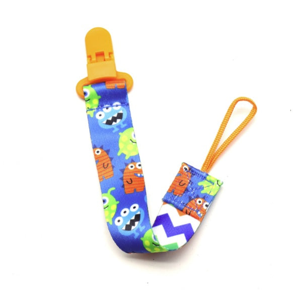 Boo&Bub Cute Cartoon Baby Pacifier Clip | Soother Holder Chain Nipple Holder for Baby Print Child Clips Gift kids - Boo & Bub