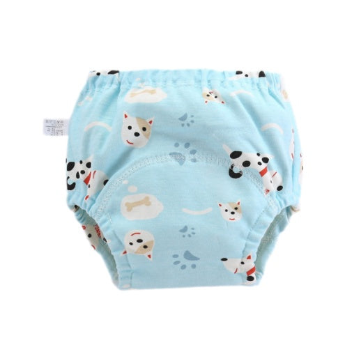 6 Layer - Boo&Bub Waterproof Reusable Cotton Baby Training Pant | Infant Shorts Underwear Cloth Diaper Nappies Panties - Boo & Bub