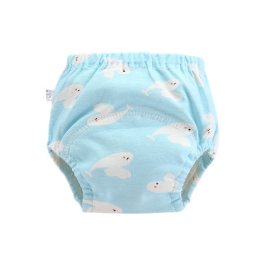 6 Layer - Boo&Bub Waterproof Reusable Cotton Baby Training Pant | Infant Shorts Underwear Cloth Diaper Nappies Panties - Boo & Bub